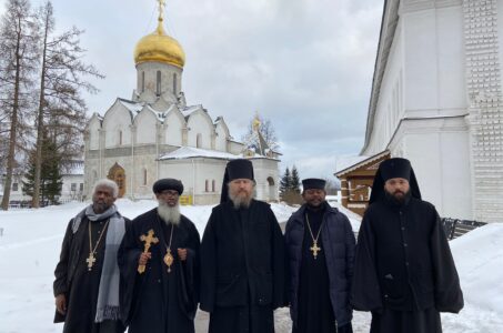 Эфиопская делегация в Саввино-Сторожевском монастыре.